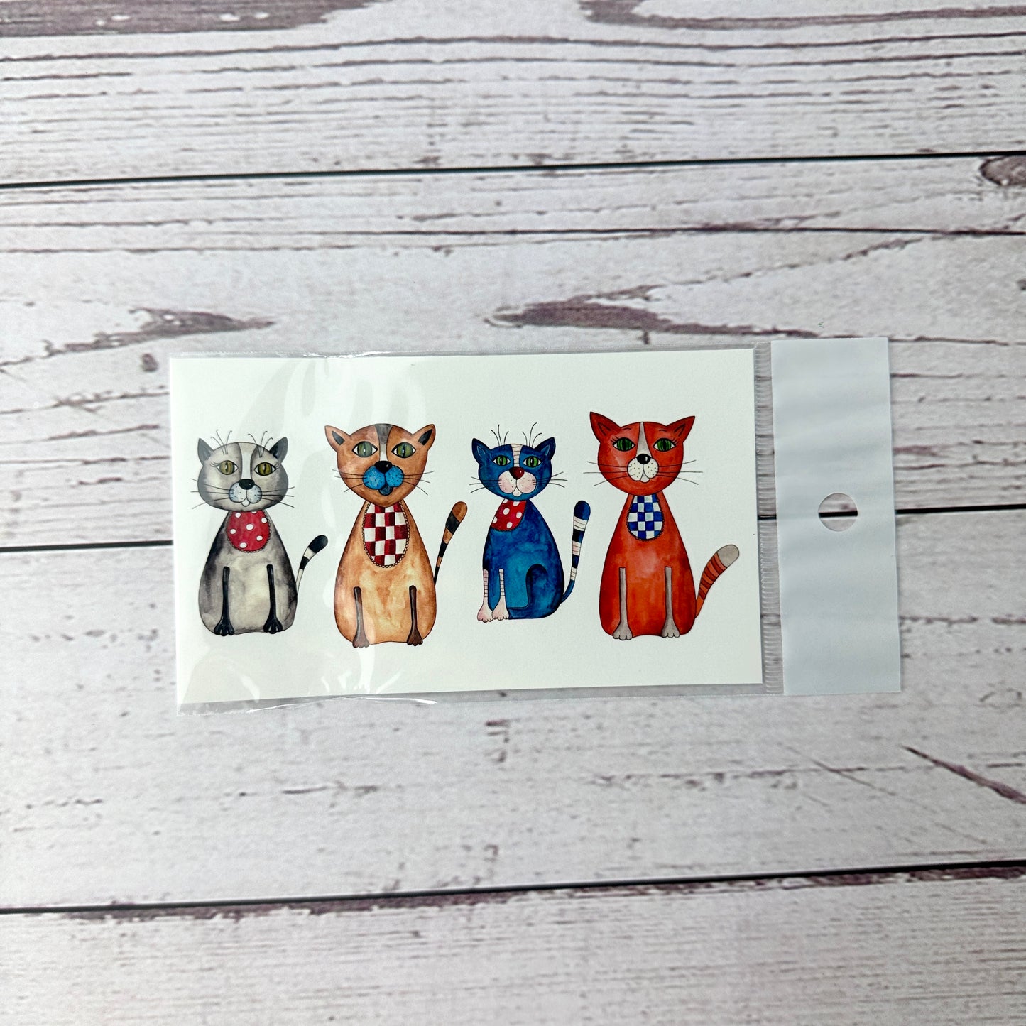 The Cat Family | 12cm x 7cm