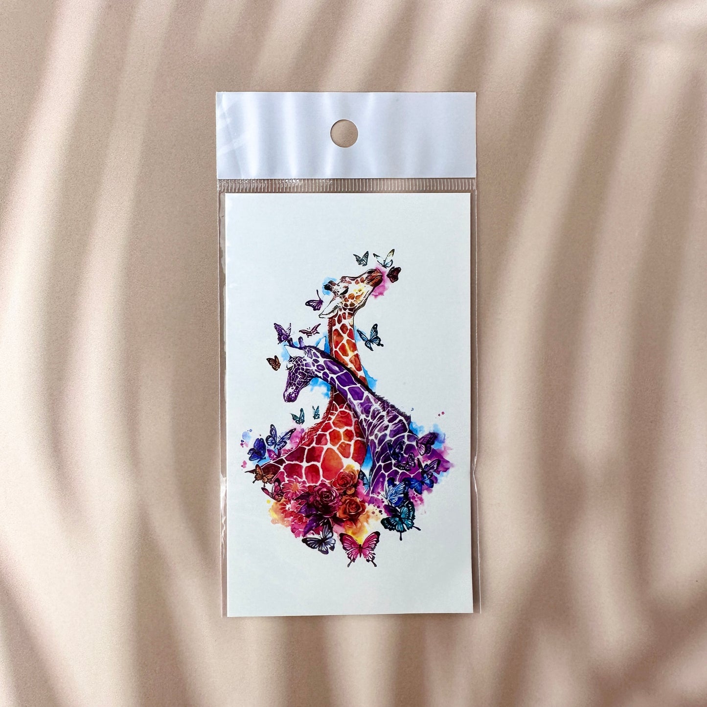 Giraffes - Gentleness | 12cm x 7cm