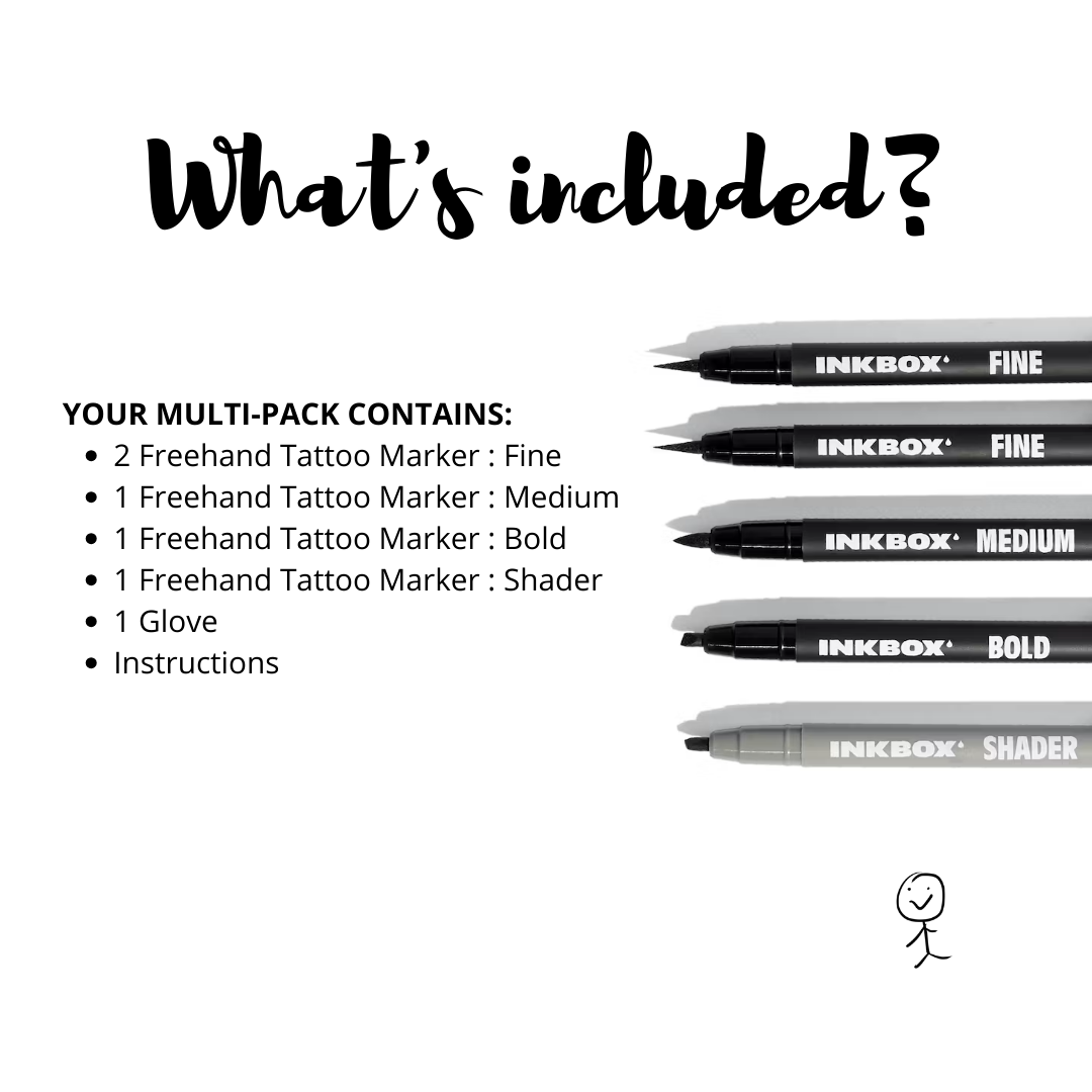 Inkbox Freehand Tattoo Marker Multi-Pack | direct from Inkbox