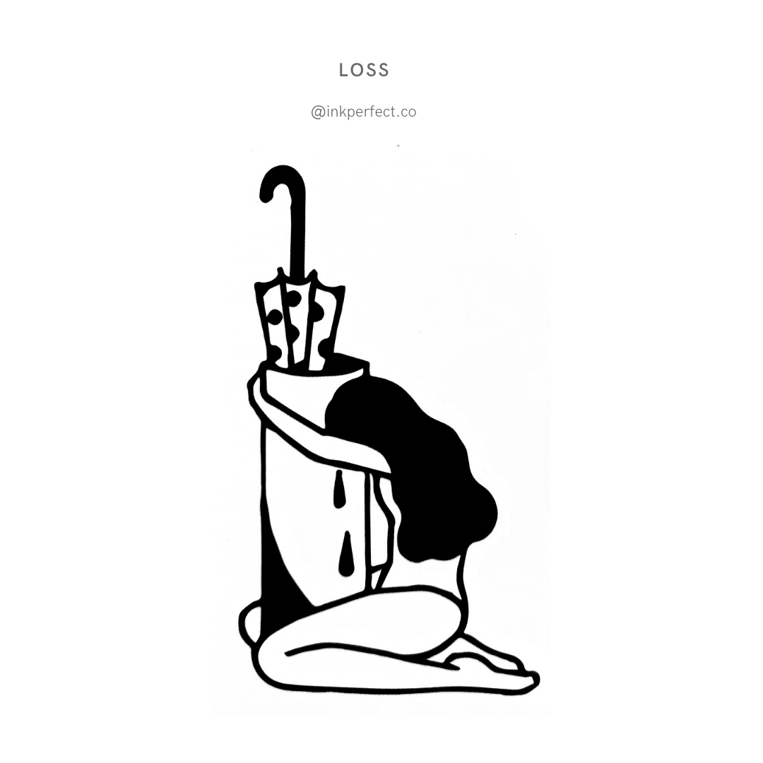 Loss | temporary tattoo 7cm x 5cm