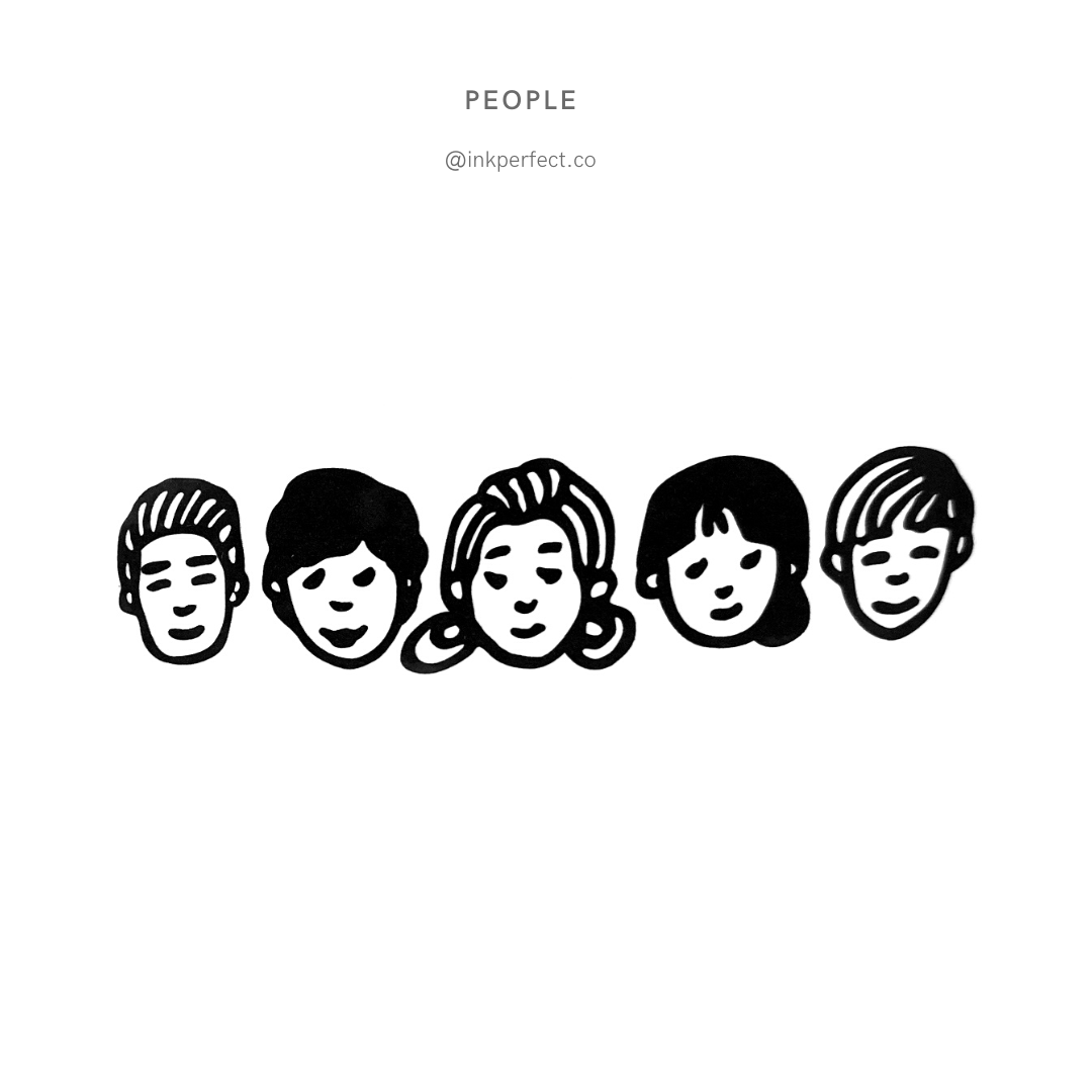 People | temporary tattoo 7cm x 5cm