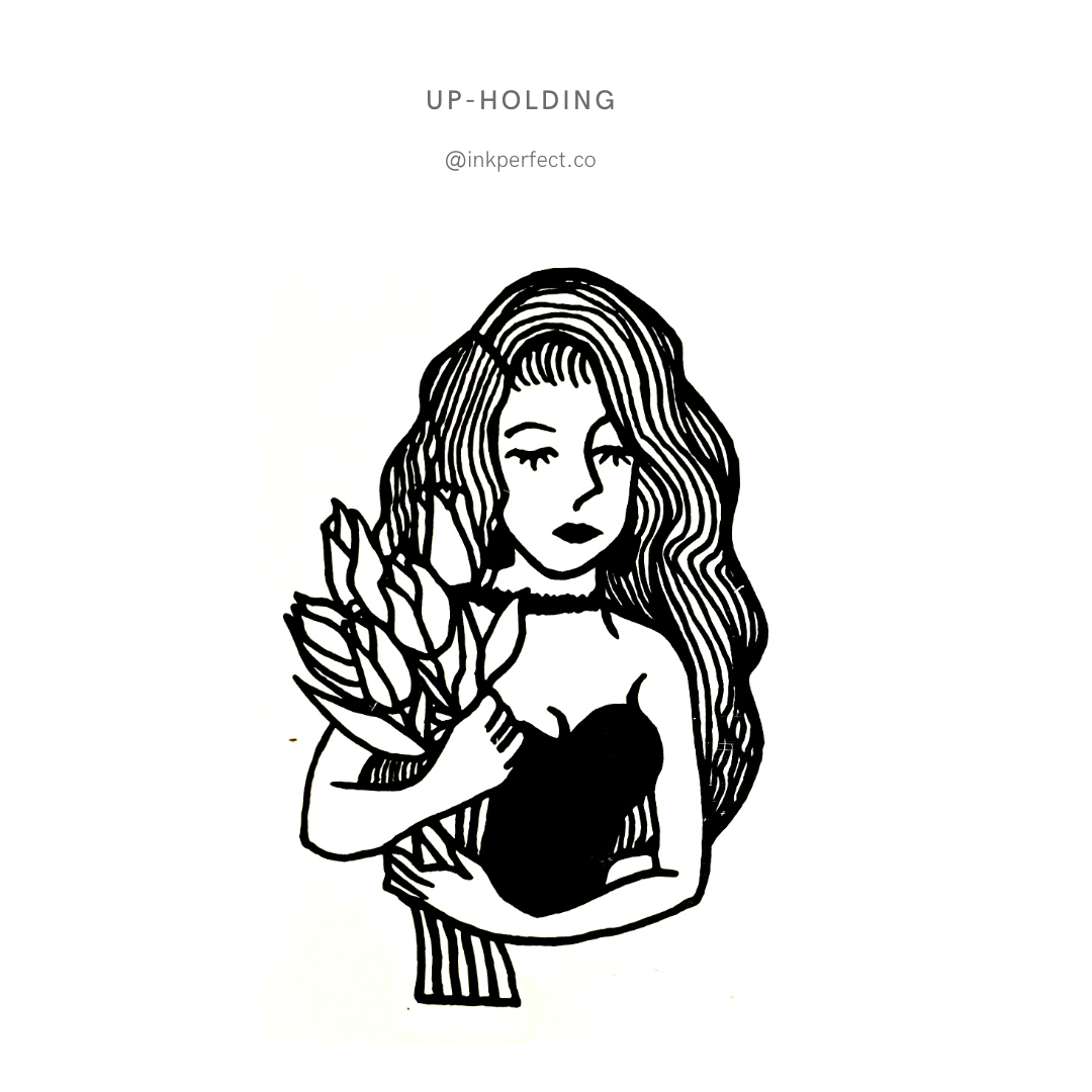 Up-holding | temporary tattoo 7cm x 5cm