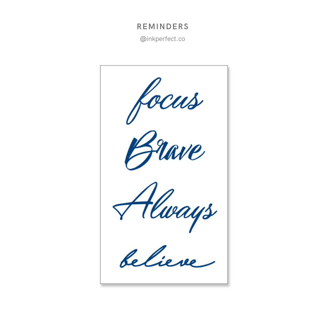 Reminders | inkperfect's Jagua 12cm x 7cm