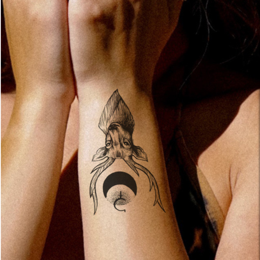 Deer Head | temporary tattoo 10cm x 6cm