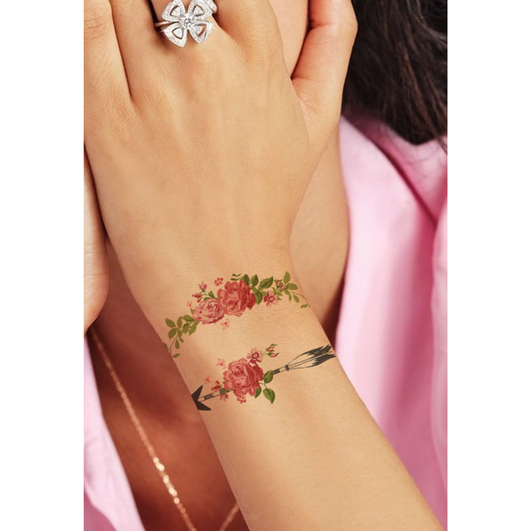 Rosies | temporary tattoo 10cm x 6cm