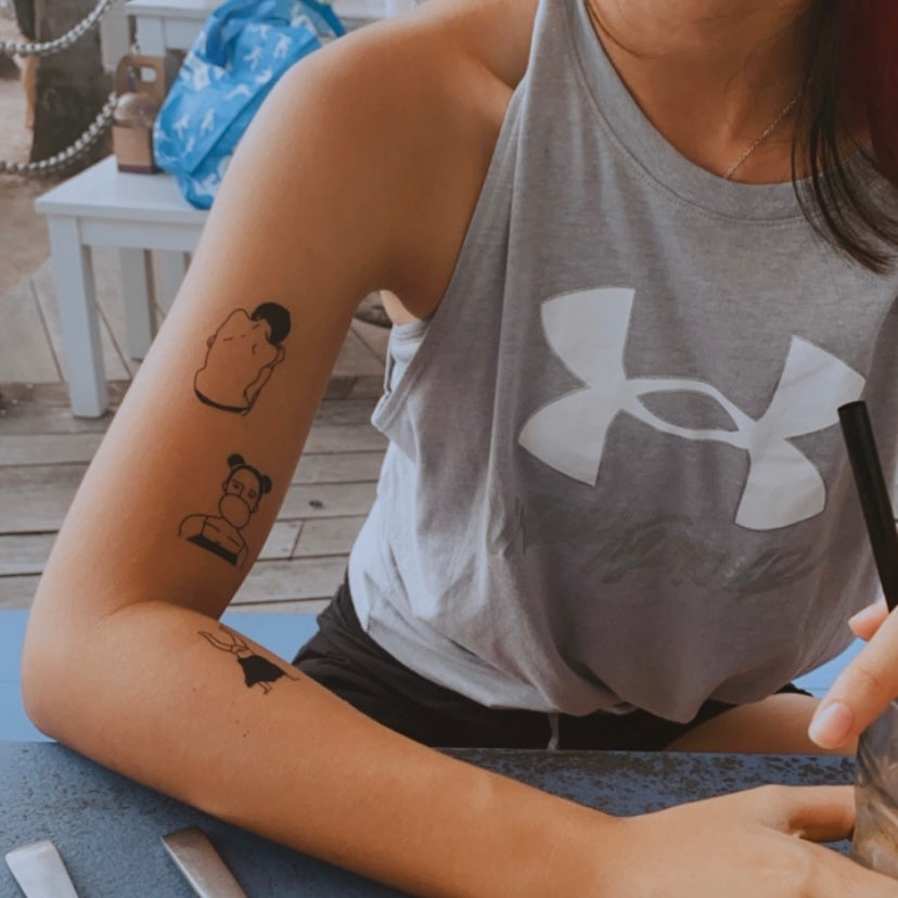 Block Out | temporary tattoo 7cm x 5cm