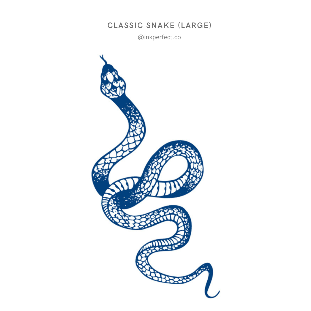 Classic snake (large) | inkperfect's Jagua 18cm x 11cm
