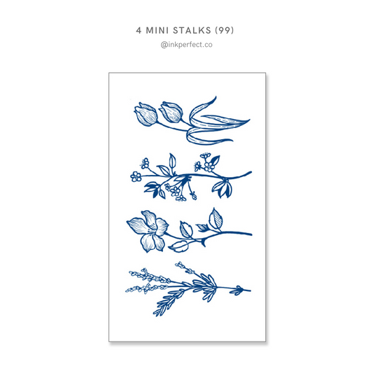 4 mini Stalks (99) | inkperfect's Jagua 12cm x 7cm