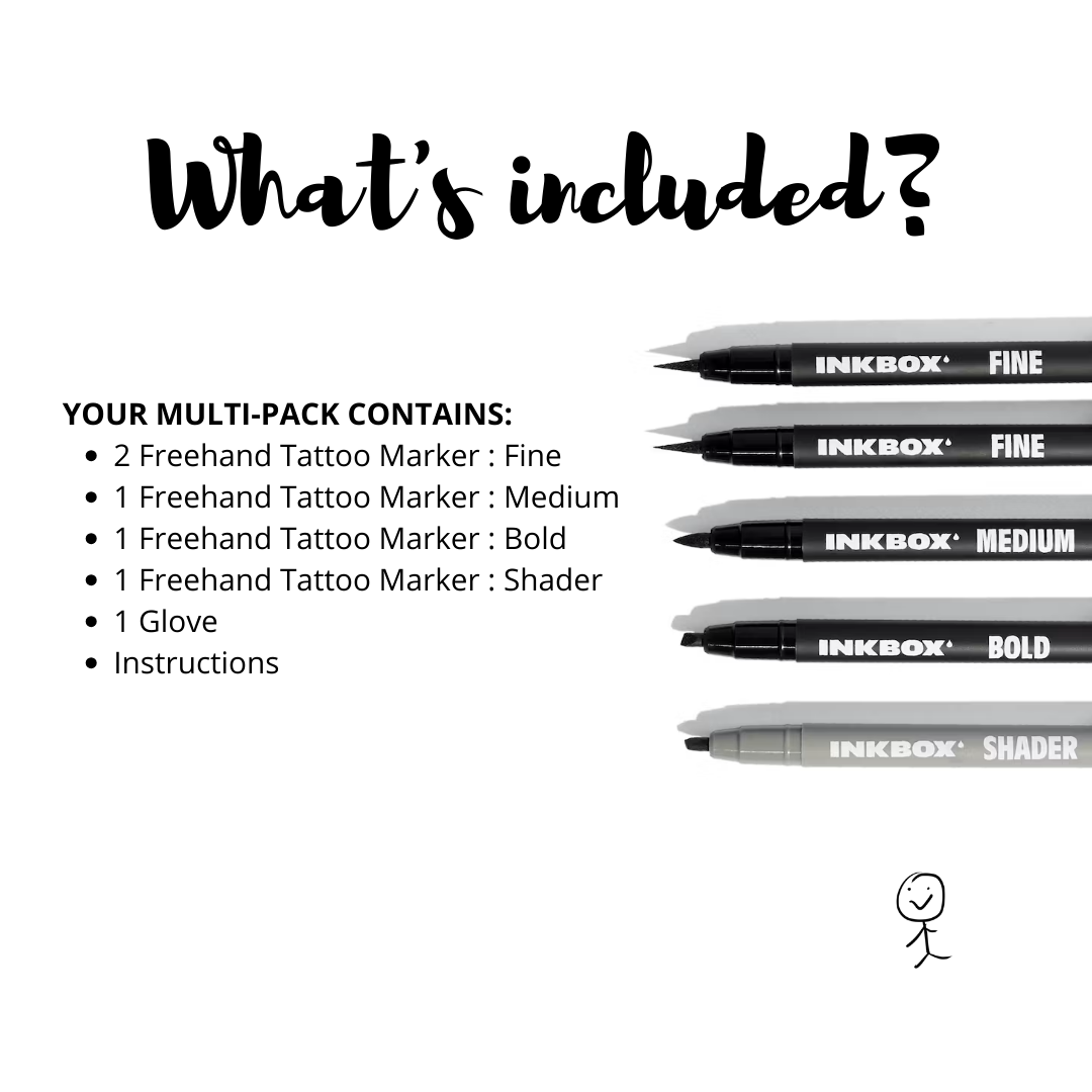 Inkbox Freehand Tattoo Marker Multi-Pack | direct from Inkbox ...