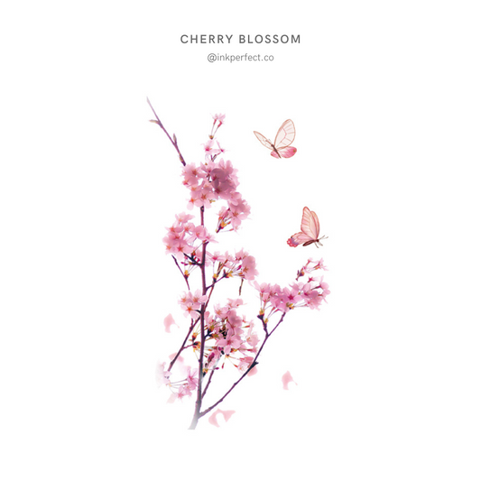 Cherry Blossom | temporary tattoo 10cm x 6cm