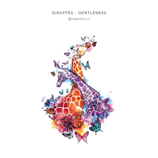 Giraffes - Gentleness | 12cm x 7cm