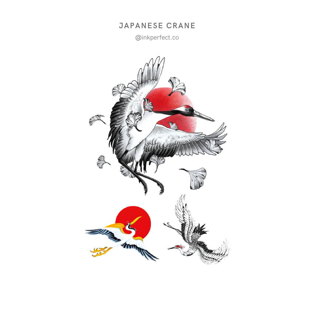 Japanese Crane | 12cm x 7cm