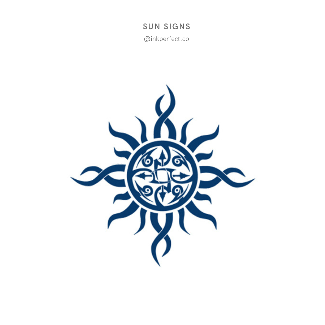 Sun Signs | inkperfect's Jagua 5cm x 5cm
