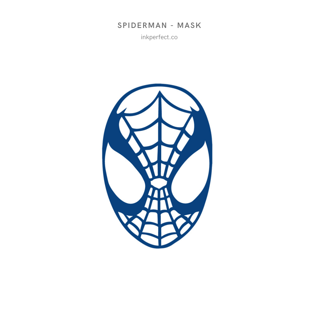 Spiderman - Mask | inkperfect's Jagua 5cm x 5cm