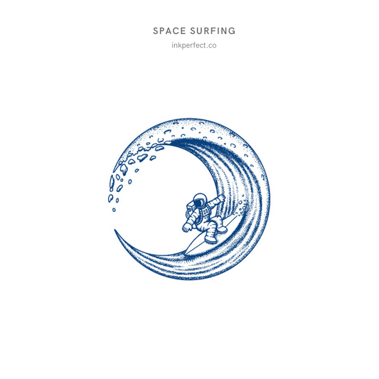 Space surfing | inkperfect's Jagua 5cm x 5cm