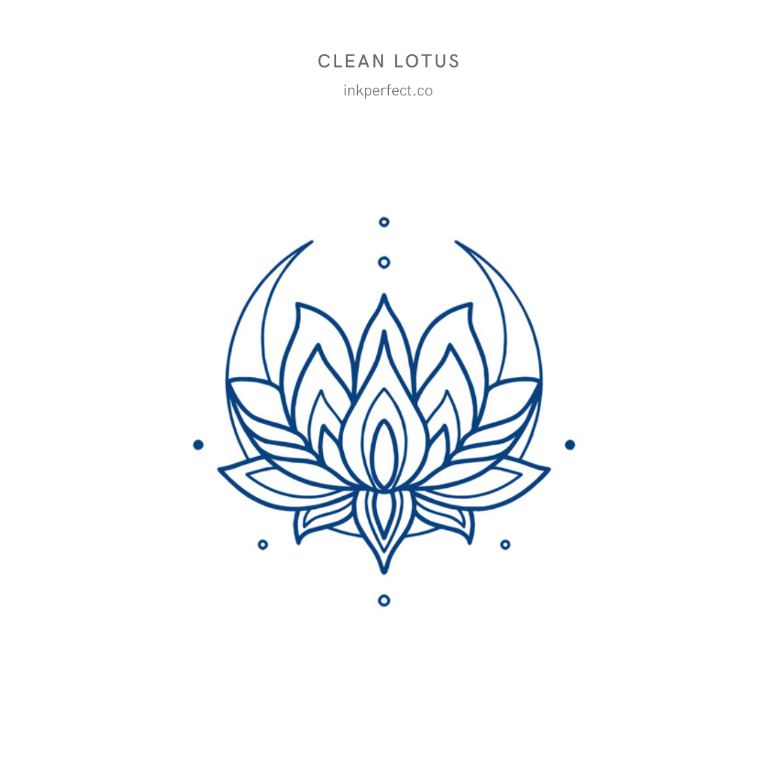 Clean lotus | inkperfect's Jagua 5cm x 5cm