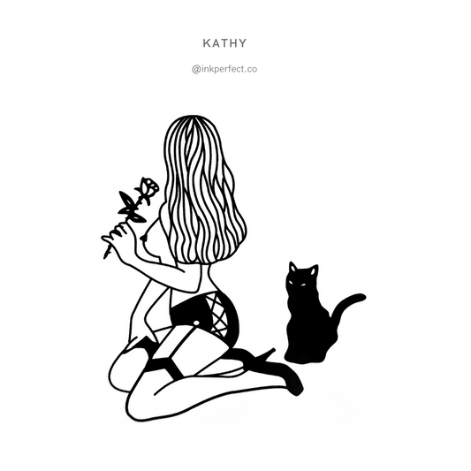 Kathy | temporary tattoo 7cm x 5cm