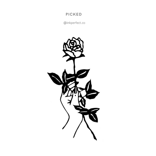 Picked | temporary tattoo 7cm x 5cm