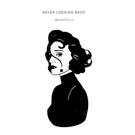 Looking Back | temporary tattoo 7cm x 5cm