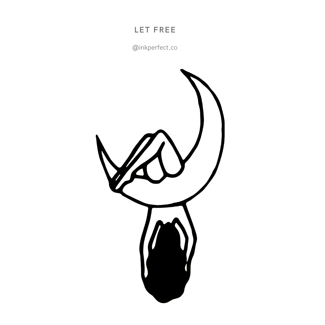 Let Free | temporary tattoo 7cm x 5cm