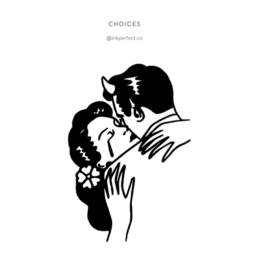 Choices | temporary tattoo 7cm x 5cm