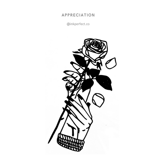 Appreciation | temporary tattoo 7cm x 5cm