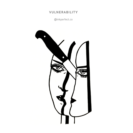 Vulnerability | temporary tattoo 7cm x 5cm