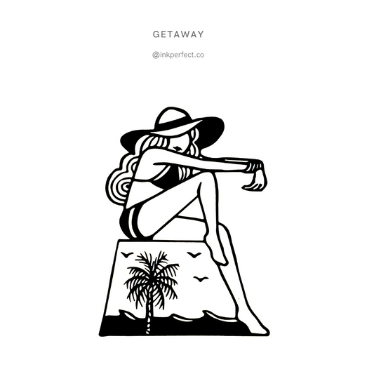 Getaway | temporary tattoo 7cm x 5cm