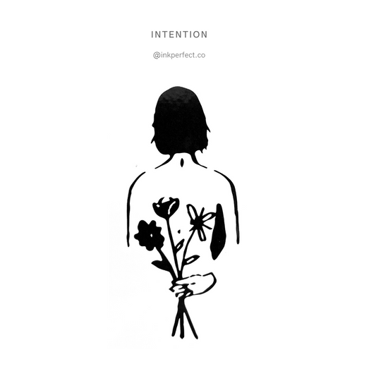 Intention | temporary tattoo 7cm x 5cm