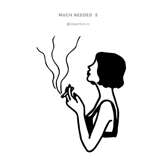 Much needed 5 | temporary tattoo 7cm x 5cm