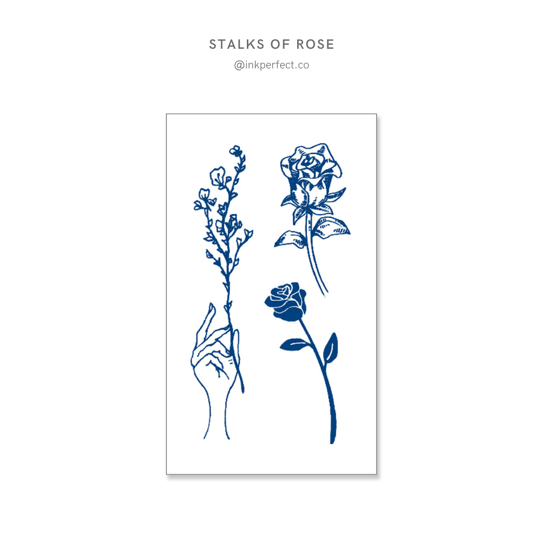 Stalks of rose | inkperfect's Jagua 12cm x 7cm