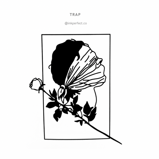 Trap | temporary tattoo 7cm x 5cm