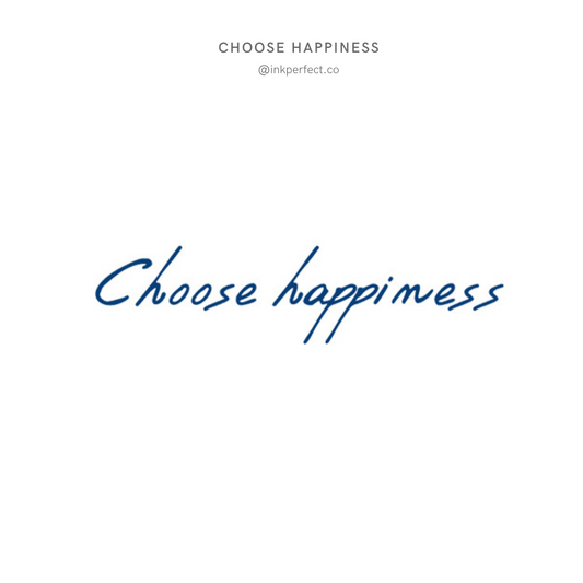 Choose happiness | inkperfect's Jagua 5cm x 5cm