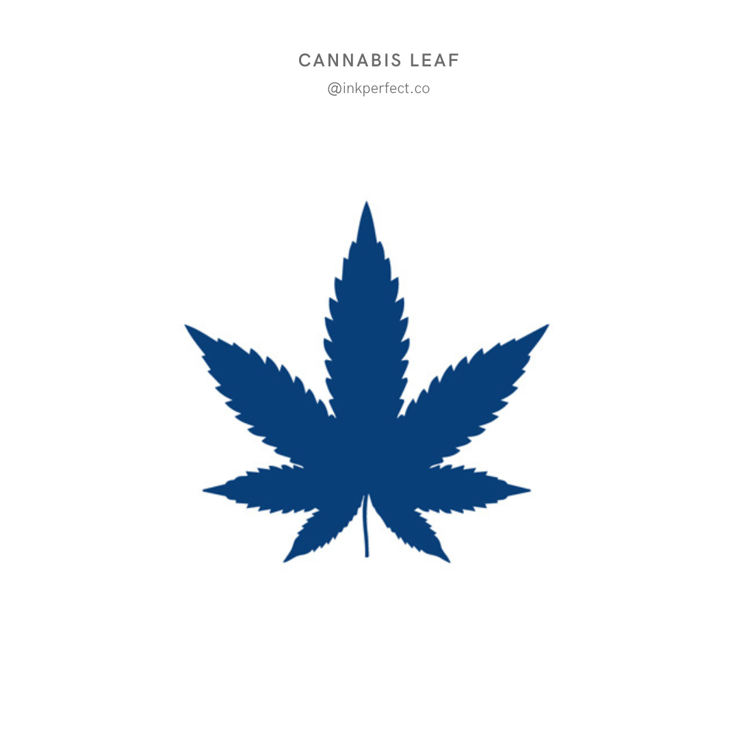 Cannabis leaf | inkperfect's Jagua 5cm x 5cm