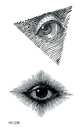The Eyes | temporary tattoo 10cm x 6cm