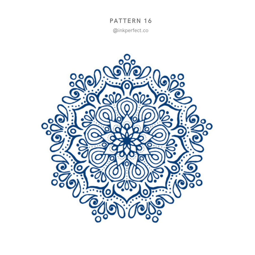 Pattern 16 | inkperfect's Jagua 5cm x 5cm